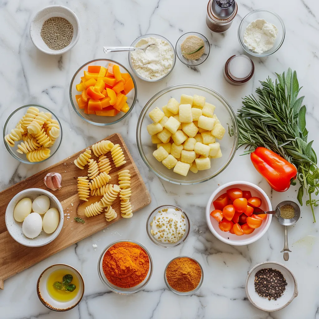 Crispiest Air Fryer Gnocchi Fresh ingredients