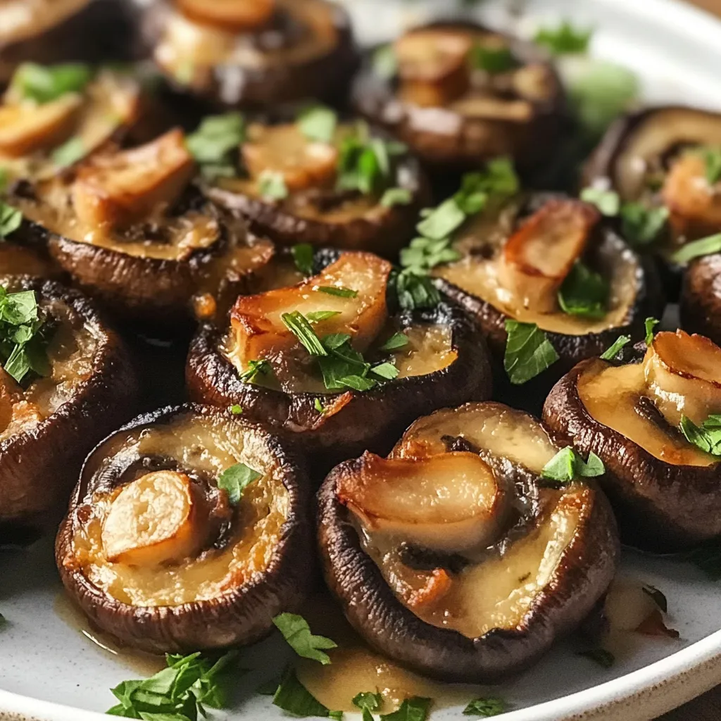 Crispy Air Fryer Mushrooms Cheese Casserole Bites!