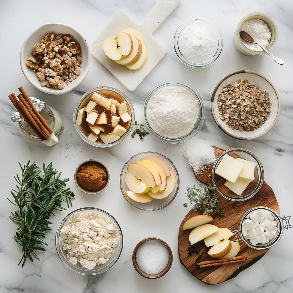 Crispy Caramel Apple Cobbler Dump Cake ingredients