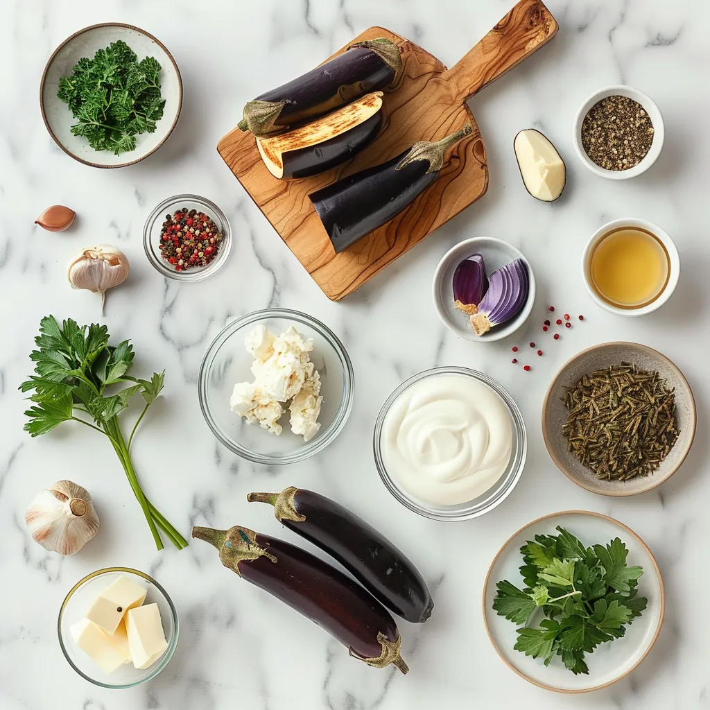 Grilled Eggplant: Irresistibly Smoky & Creamy Delight Juicy ingredients