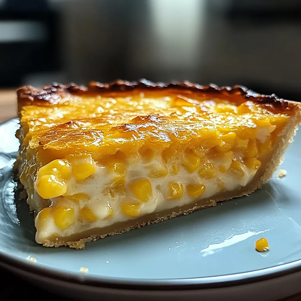 Juicy Cheddar Sweet Corn Pie: A Cozy Comfort Food Delight