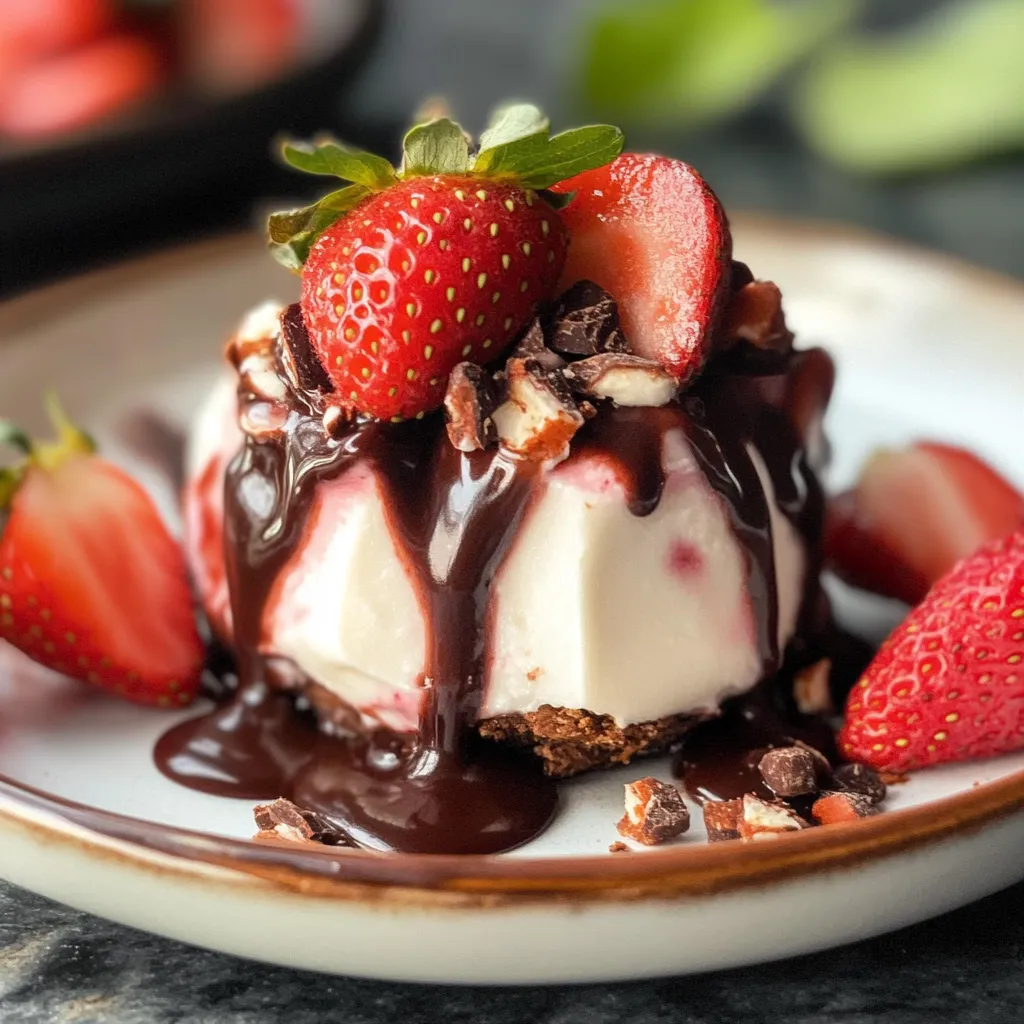 Juicy Chocolate Strawberry Yogurt Clusters Recipe