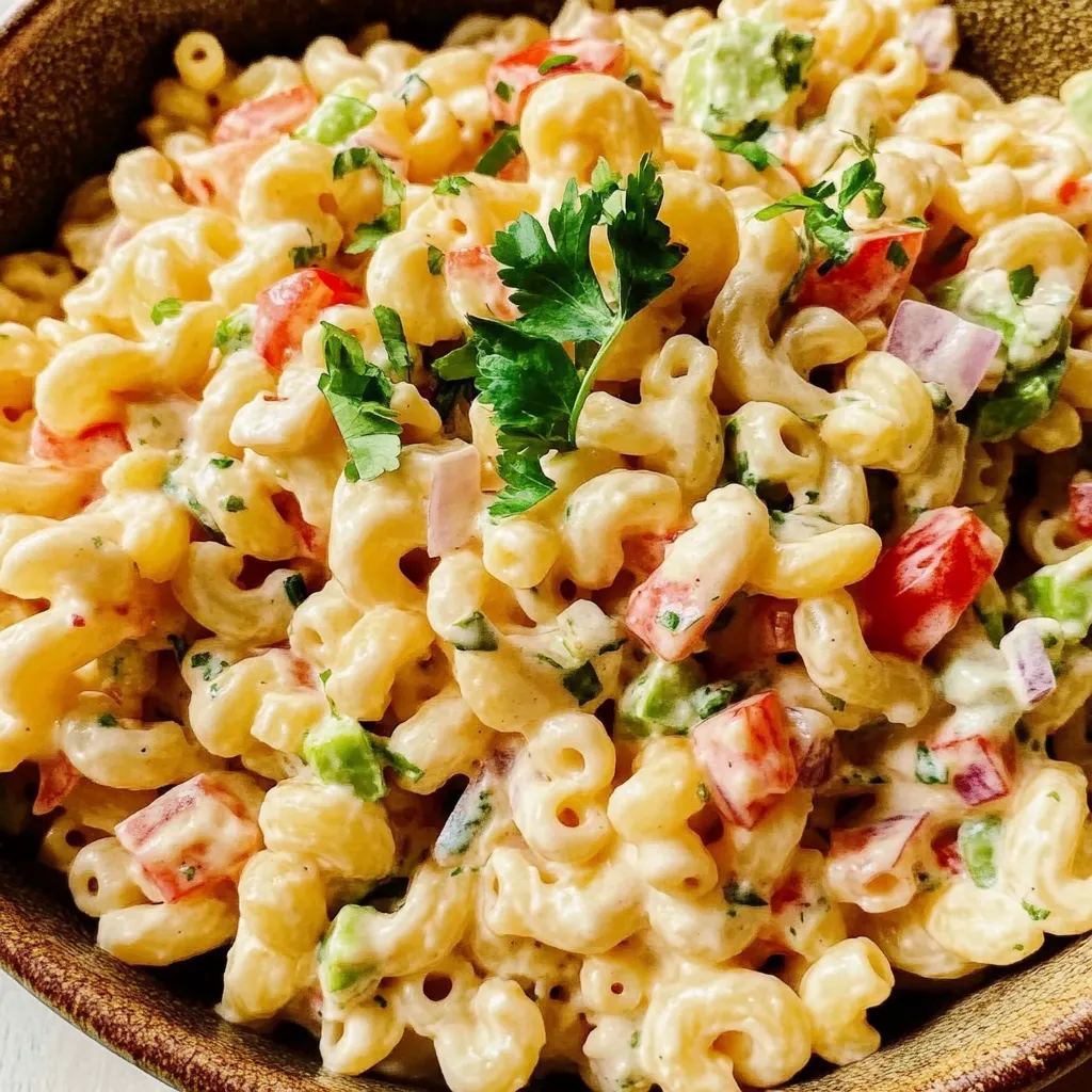 Mexican Macaroni Salad Tasty