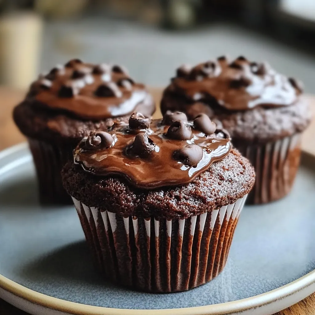 Tempting Double Chocolate Espresso Muffins