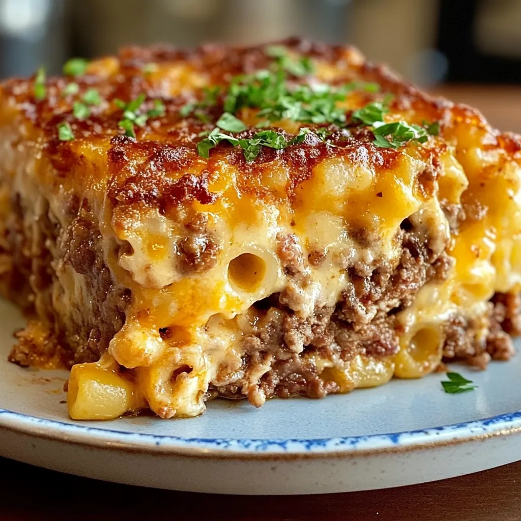 Tempting Mac and Cheese Meatloaf