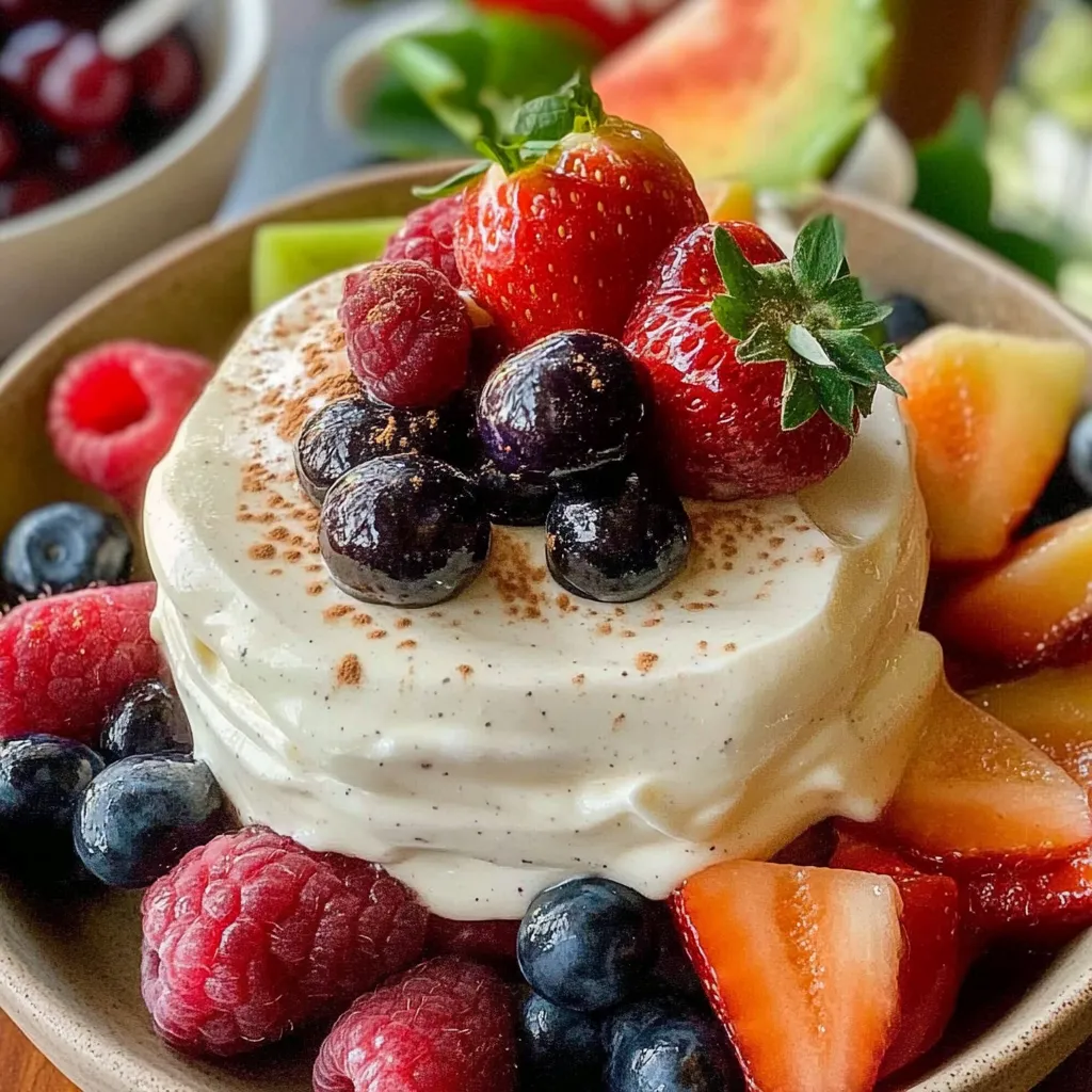 Yogurt Fruit Dip Fresh
