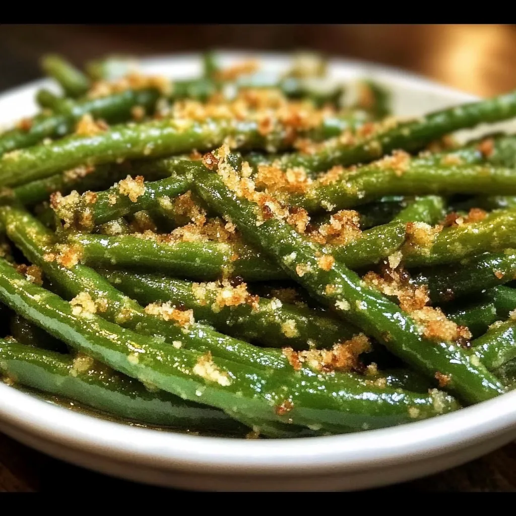 Yummy Parmesan Roasted Green Beans
