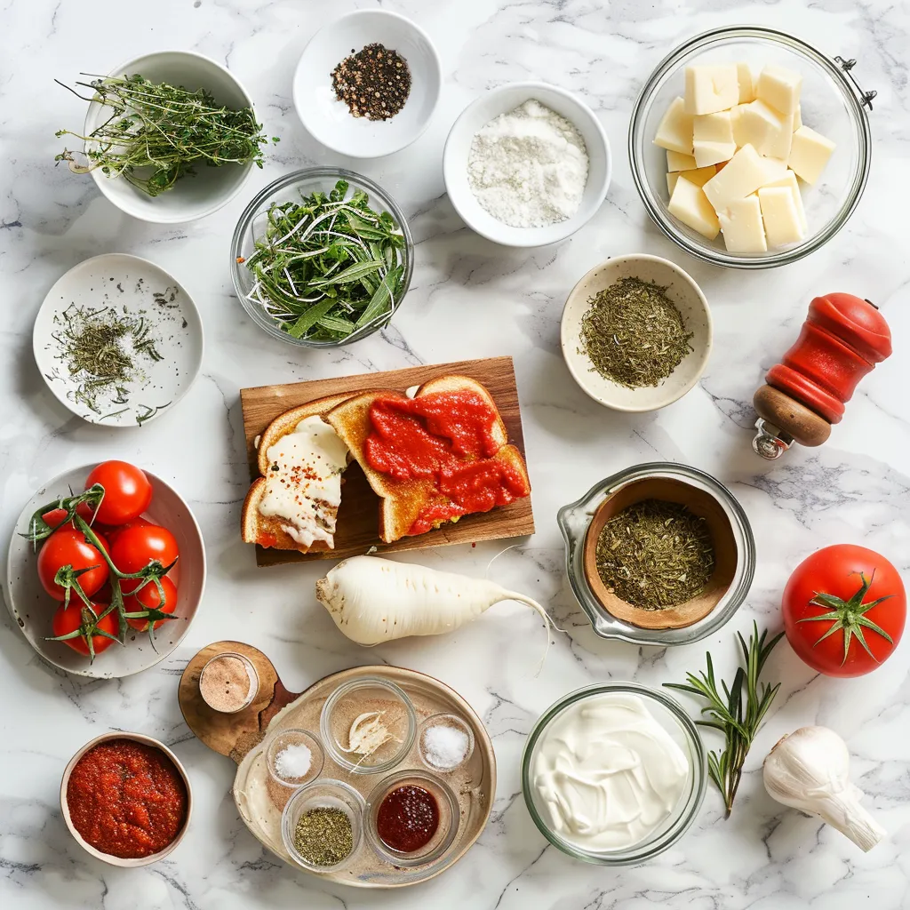 Zesty Pizza Grilled Cheese: A Cheesy Delight ingredients