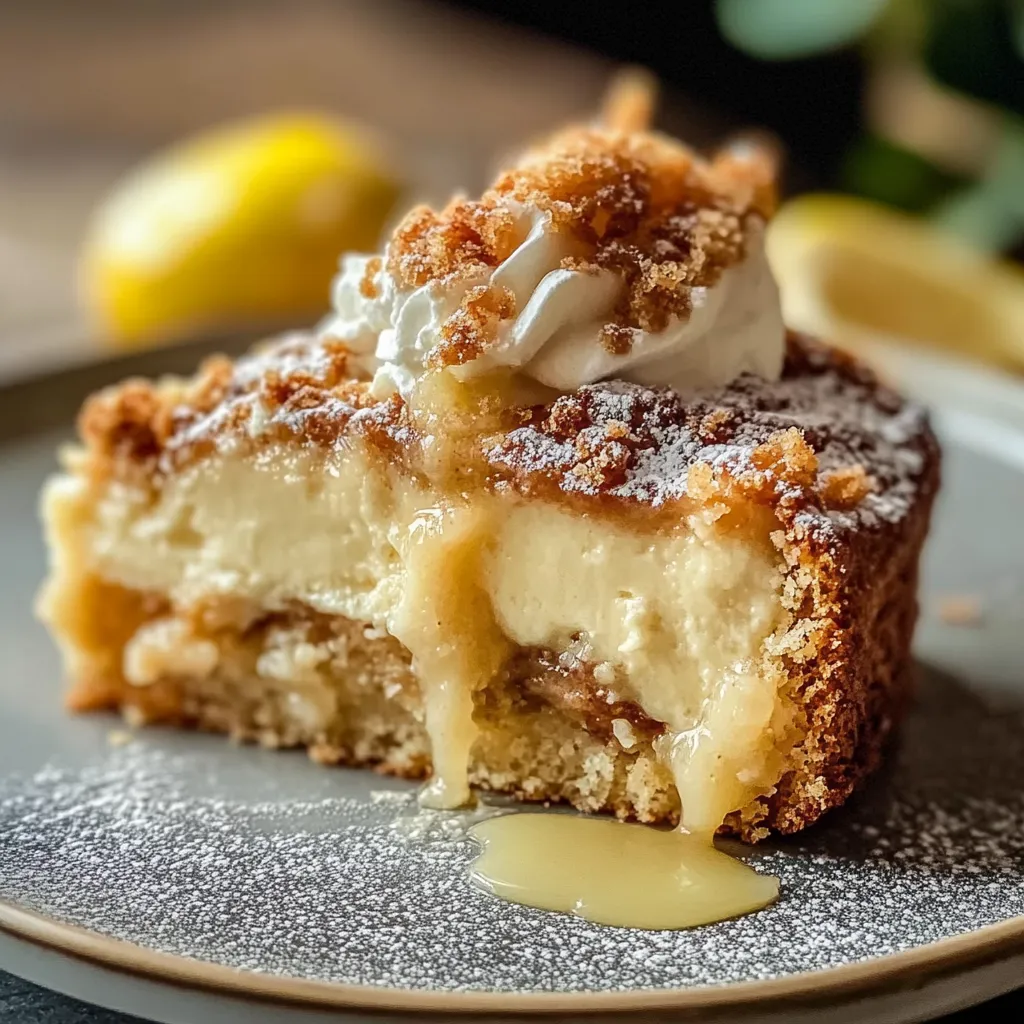 4 Ingredient Lemon Cream Cheese Dump Cake Delectable