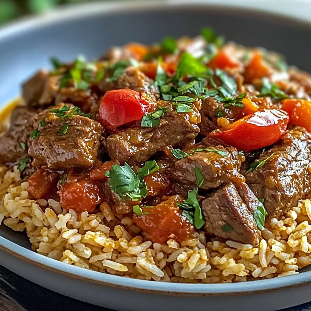 Irresistible One Pot Spiced Lamb and Rice Recipe