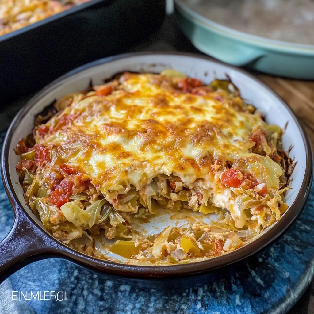 One-Skillet Stuffed Cabbage Casserole