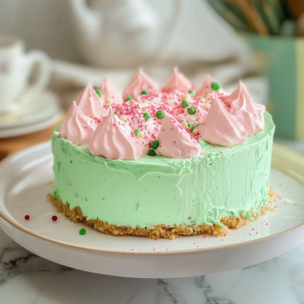 Shamrock Mint Milkshake Pie