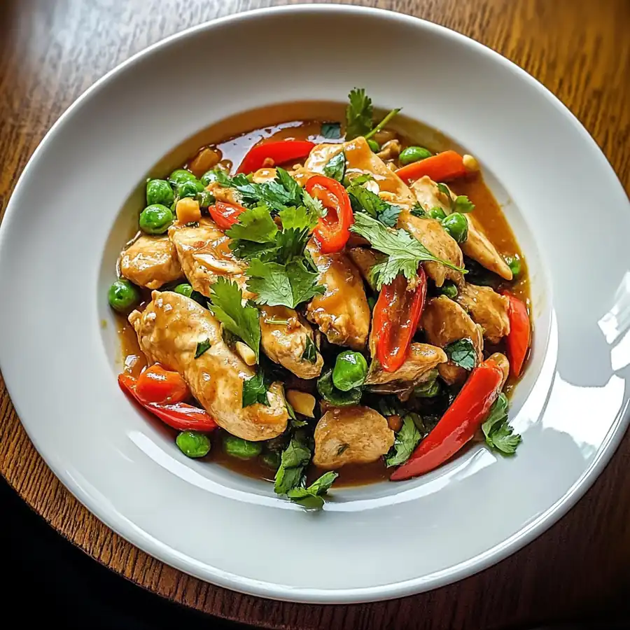 Award-Winning Irresistible Thai Peanut Chicken Stir-Fry Recipe — 30-Min Family Dinner Everyone Loves