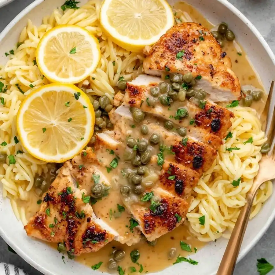 Healthy Chicken Piccata – Light & Flavorful