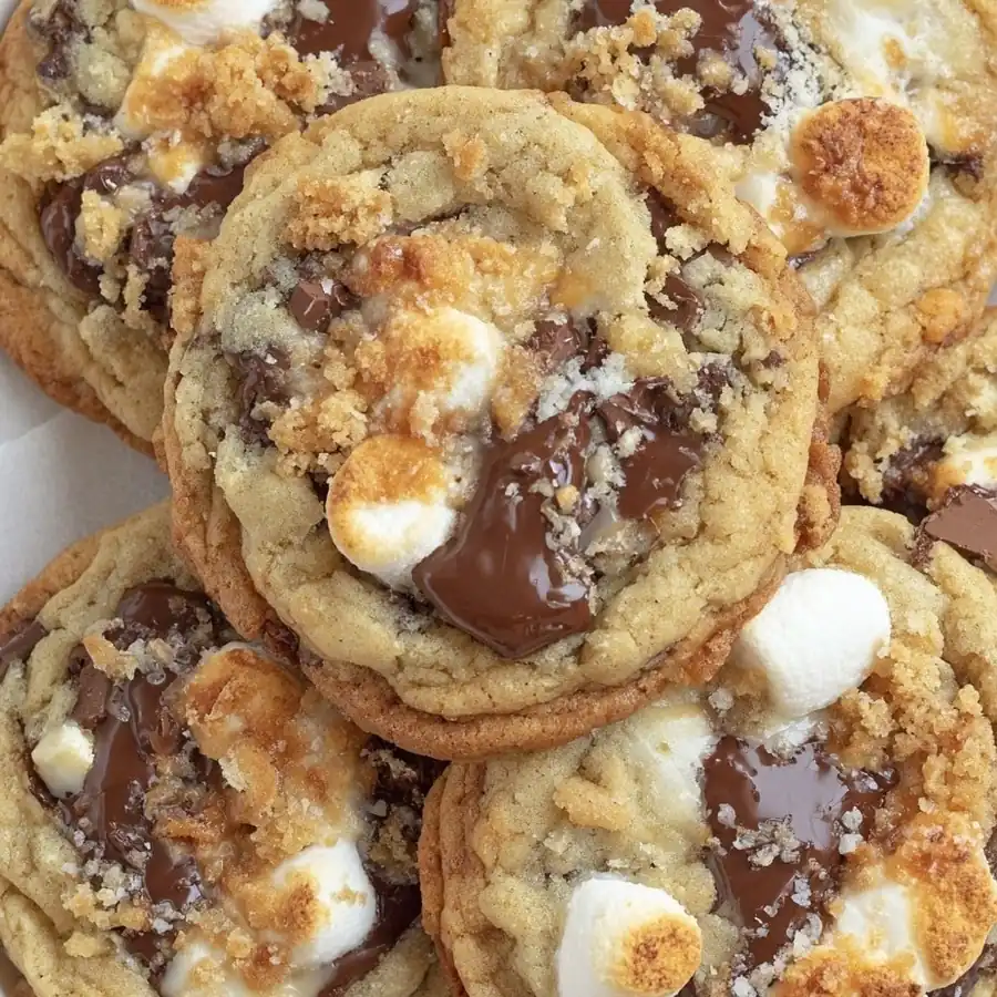 Easy Smores Cookies – Quick, Chewy, Campfire Treat