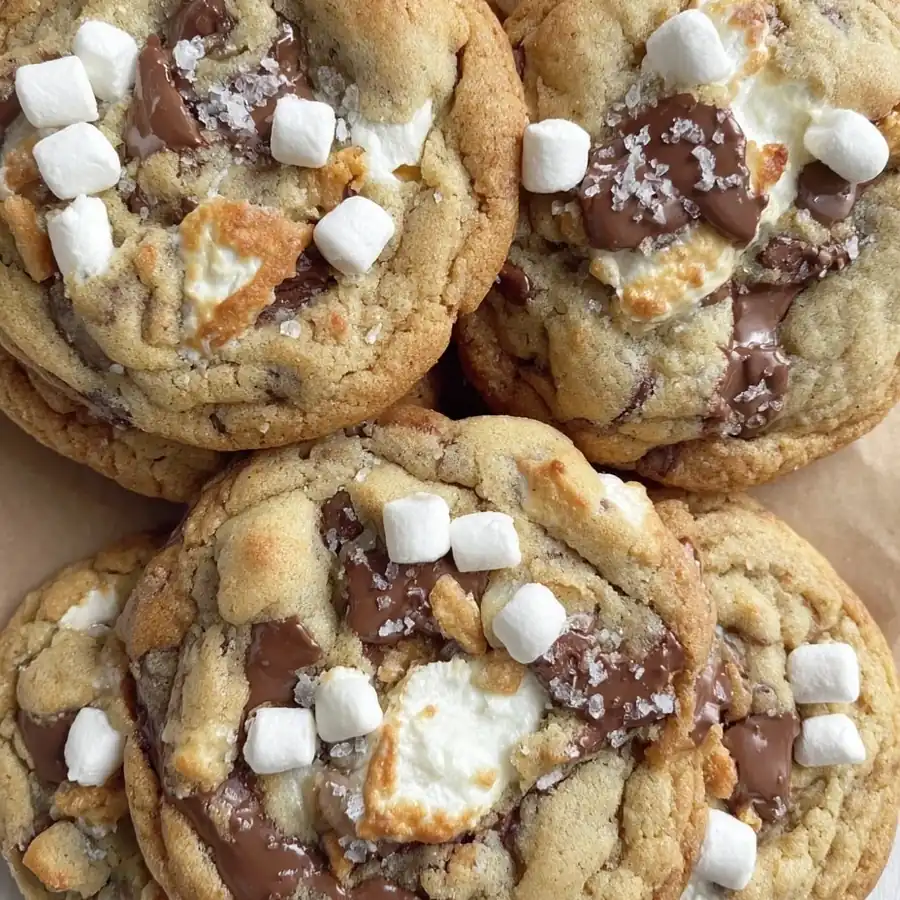Easy Smores Cookies – Quick, Chewy, Campfire Treat
