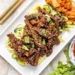 Trending Gorgeous Beef Bulgogi with Zucchini Noodles: A Quick & Healthy