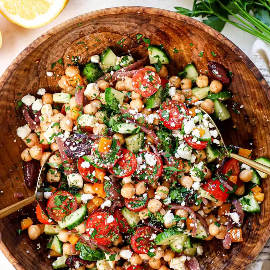 5-Star Simple Chickpea Salad — Meal Prep Hero of the Week