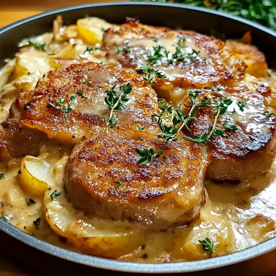 Award-Winning Amazing Smothered Pork Chop and Scalloped Potato Casserole Delight — Ultimate Comfort Food Classic