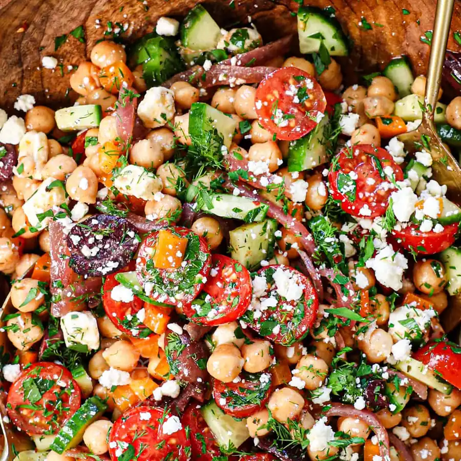 5-Star Simple Chickpea Salad — Meal Prep Hero of the Week