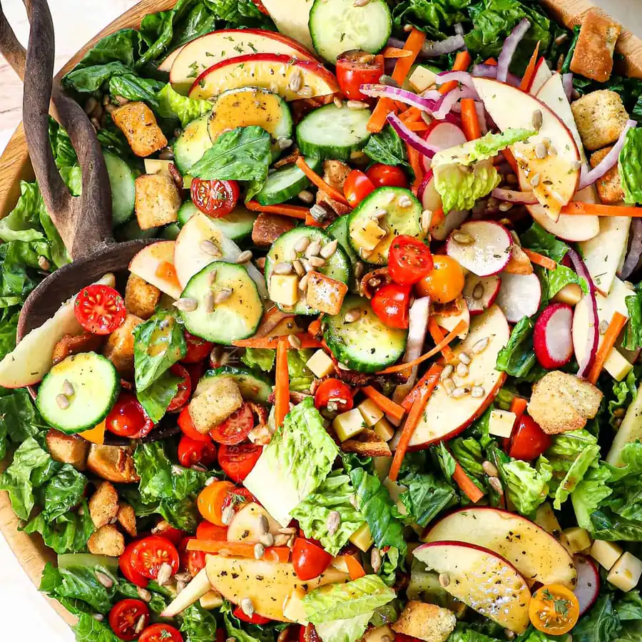 Foolproof Green Tossed Salad Recipe — Faster Than Takeout