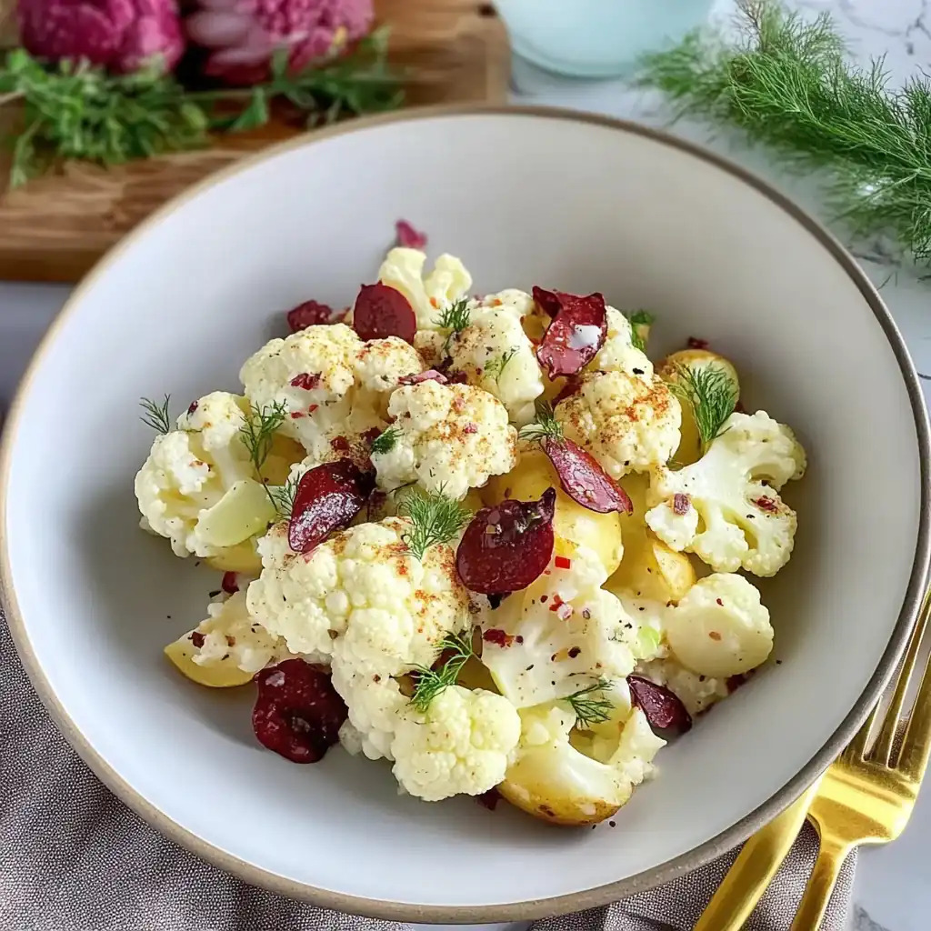 Creamy Cauliflower Potato Salad: The Ultimate Low-Carb Picnic Side