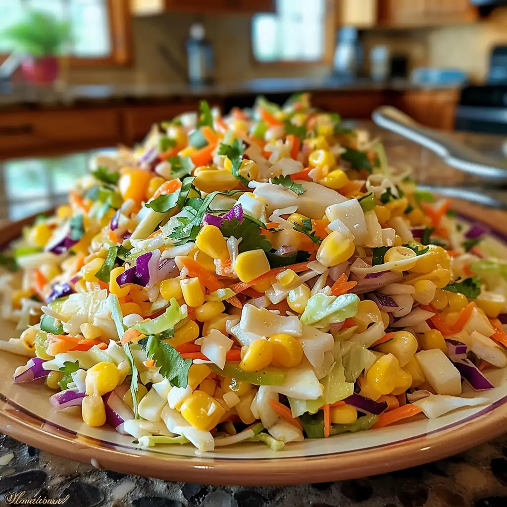 Zesty Mexican Corn Coleslaw — The Ultimate Summer Side Dish!