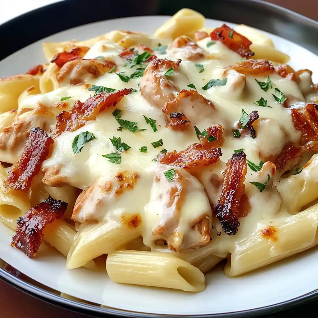 Chicken Bacon Ranch Pasta Bake — The Ultimate Comfort Dinner