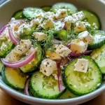 Cool Cucumber Feta Salad — The Ultimate Summer Refreshment