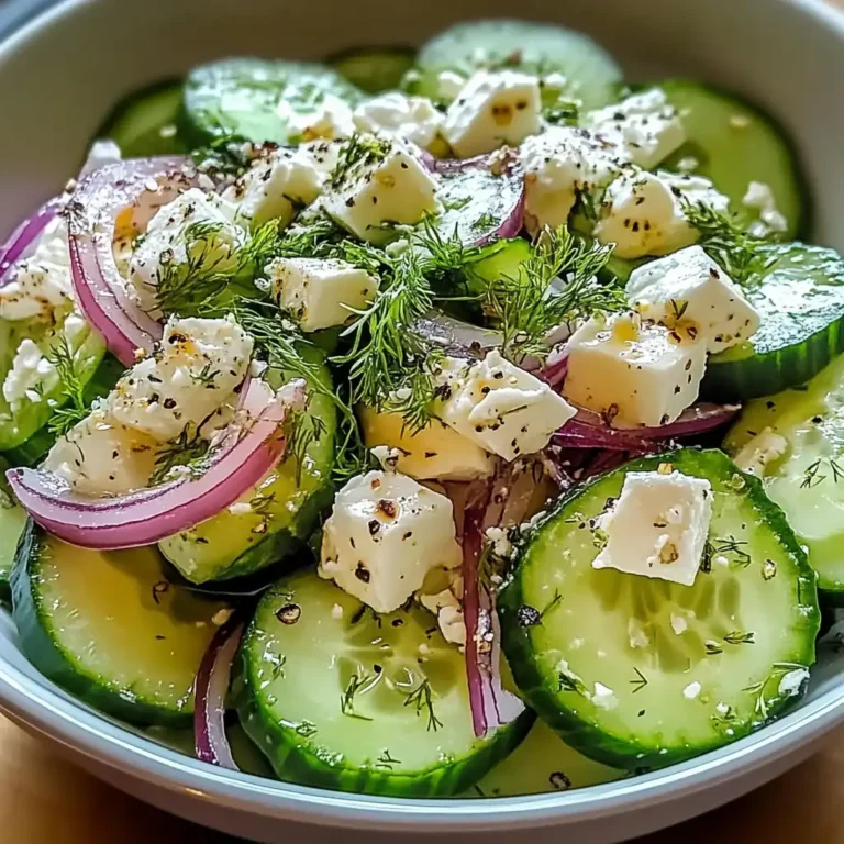 Cool Cucumber Feta Salad — The Ultimate Summer Refreshment