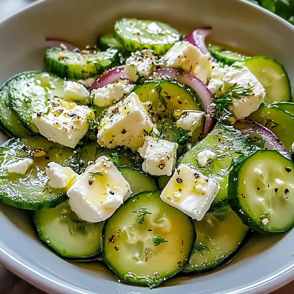 Cool Cucumber Feta Salad — The Ultimate Summer Refreshment