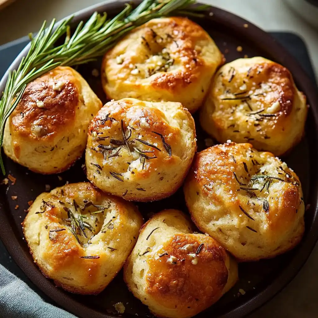 Garlic Rosemary Focaccia Muffins: The Ultimate Savory Breakfast Bread