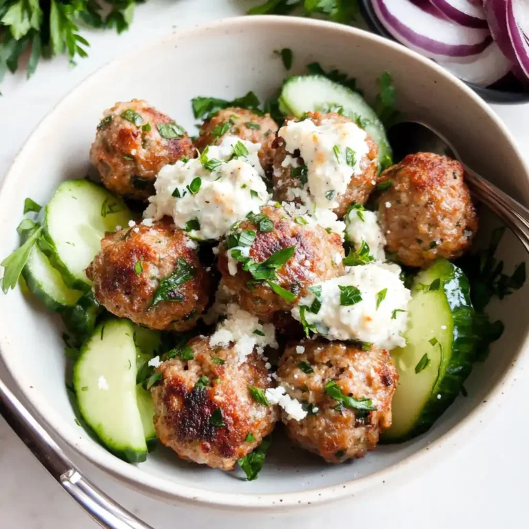 Juicy Greek Turkey Meatballs: The Ultimate Healthy Weeknight Dinner