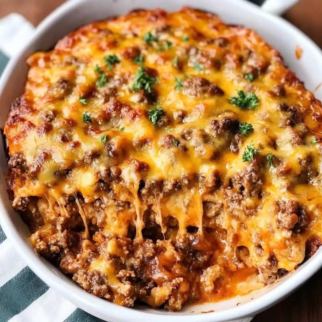 30-Minute Keto Cheeseburger Casserole — Low Carb Comfort Food