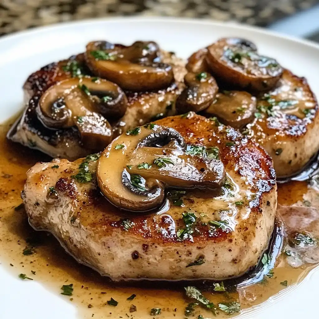 Garlic Butter Mushroom Pork Chops: Dinner Bliss