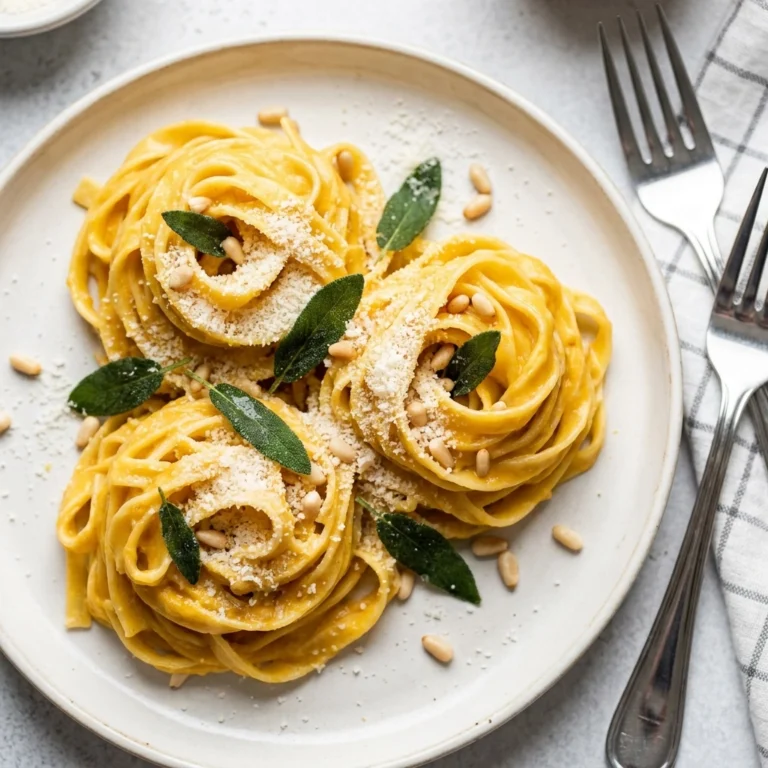 Creamy Pumpkin Alfredo Pasta: A Cozy Autumn Comfort Dish | Easy Fall Pasta Dinner