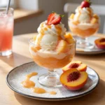 Creamy Peach Ice Cream Floats: The Ultimate Summer Cool-Down