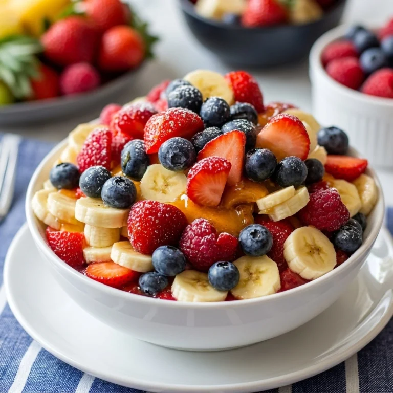 The Ultimate Red White and Blue 4th of July Fruit Salad