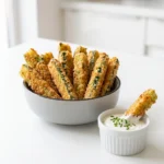 Crispy Air Fryer Zucchini Fries Recipe for the Best Snack | Healthy Air Fryer Sides