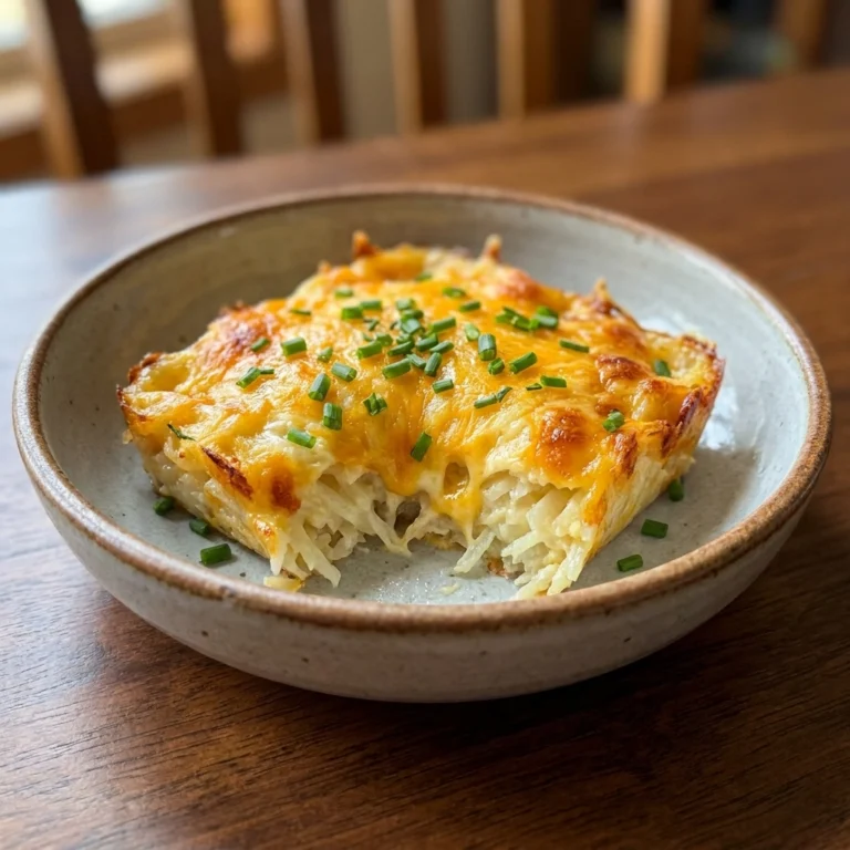 Creamy Slow Cooker Cheesy Hashbrown Casserole Easy Recipe for Perfect Comfort Food | Crockpot Breakfast Casserole