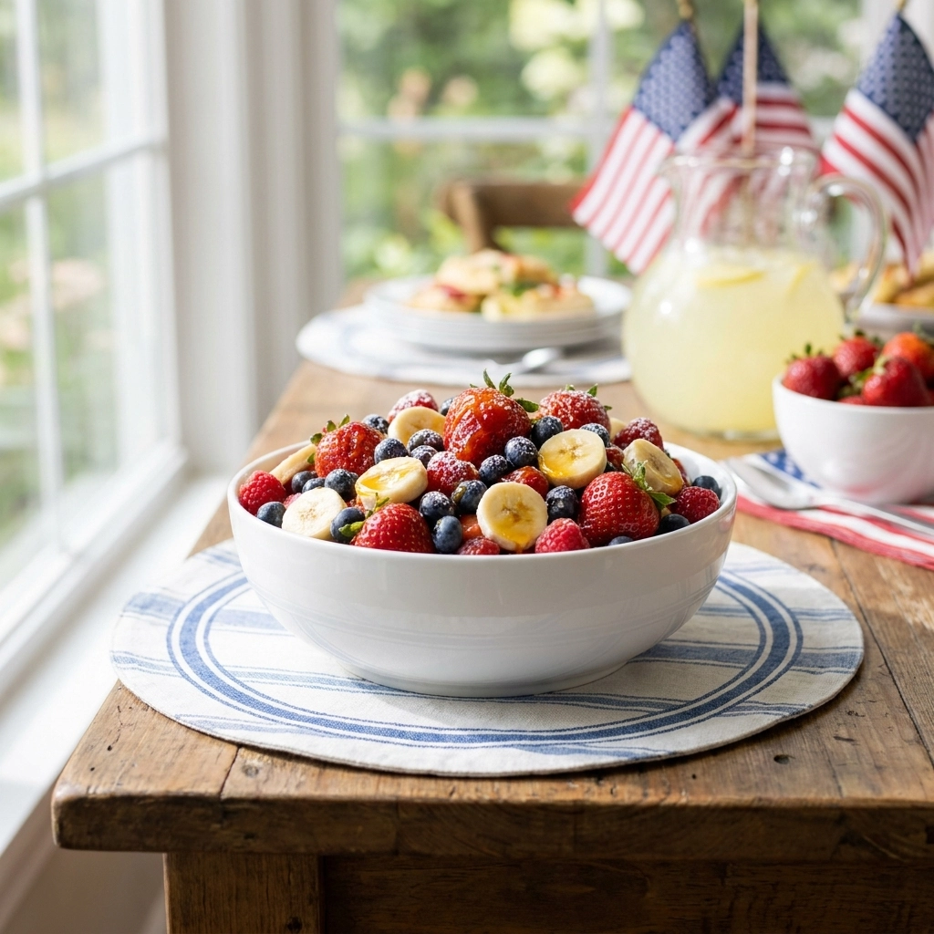 The Ultimate Red White and Blue 4th of July Fruit Salad