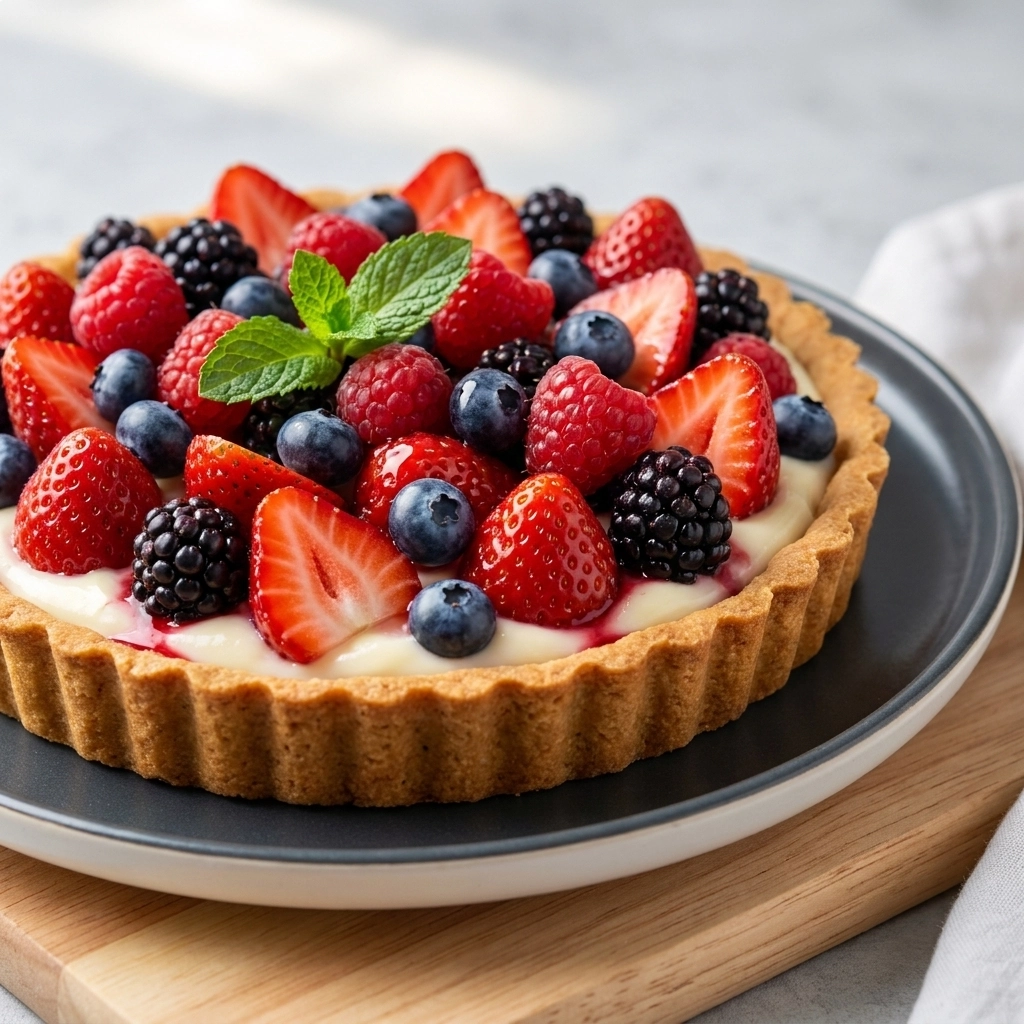 Stunning 4th of July Fruit Tart — The Ultimate Summer Dessert