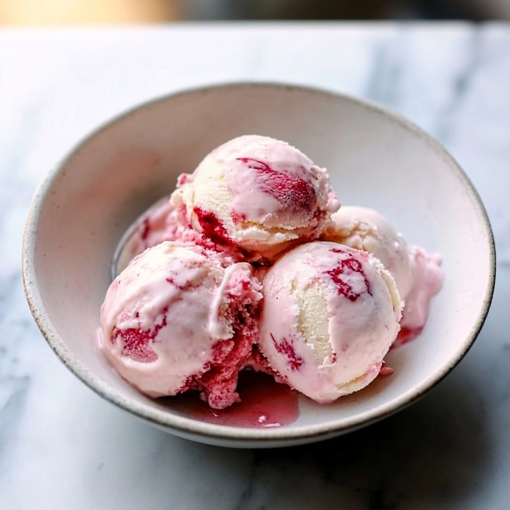 Creamy Rhubarb Ripple Ice Cream — The Ultimate Summer Treat
