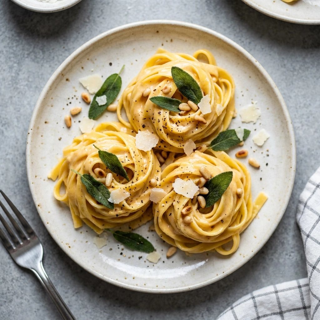 Creamy Pumpkin Alfredo Pasta: A Cozy Autumn Comfort Dish | Easy Fall Pasta Dinner