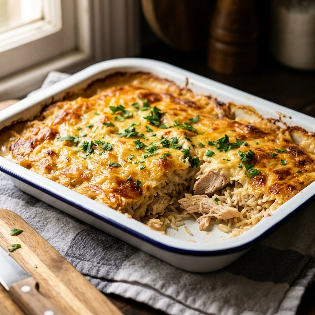 Best-Ever Chicken and Rice Casserole: A Timeless Comfort Dish | Easy Family Dinner