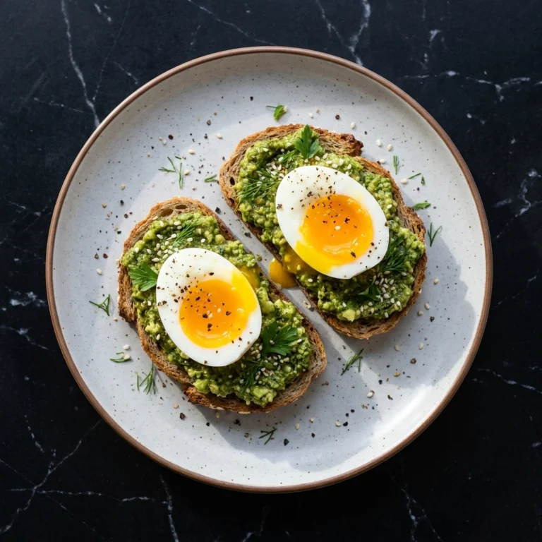 Jammy Egg Avocado Pesto Toast: The Ultimate Breakfast Upgrade | Healthy Toast Ideas