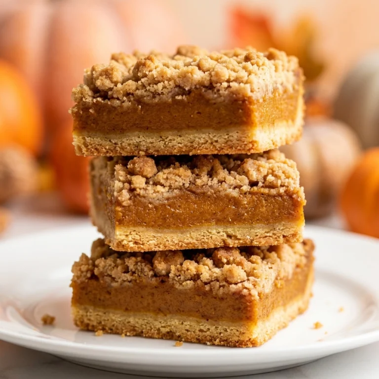 Pumpkin Pie Crumble Bars: A Warm Autumn Treat | Easy Pumpkin Dessert Bars