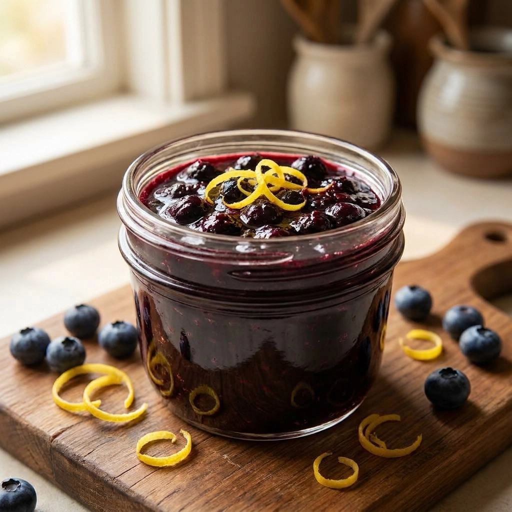 Easy Slow Cooker Huckleberry Jam Recipe with Zesty Lemon | Homemade Fruit Jam
