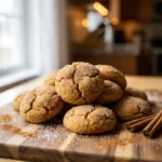 Cozy Soft Pumpkin Snickerdoodle Cookies Easy Homemade Cinnamon Sugar Recipe | Fall Treats