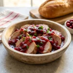 Slow Cooker Cranberry Pork Tenderloin | Easy Holiday Pork Dinner Recipe